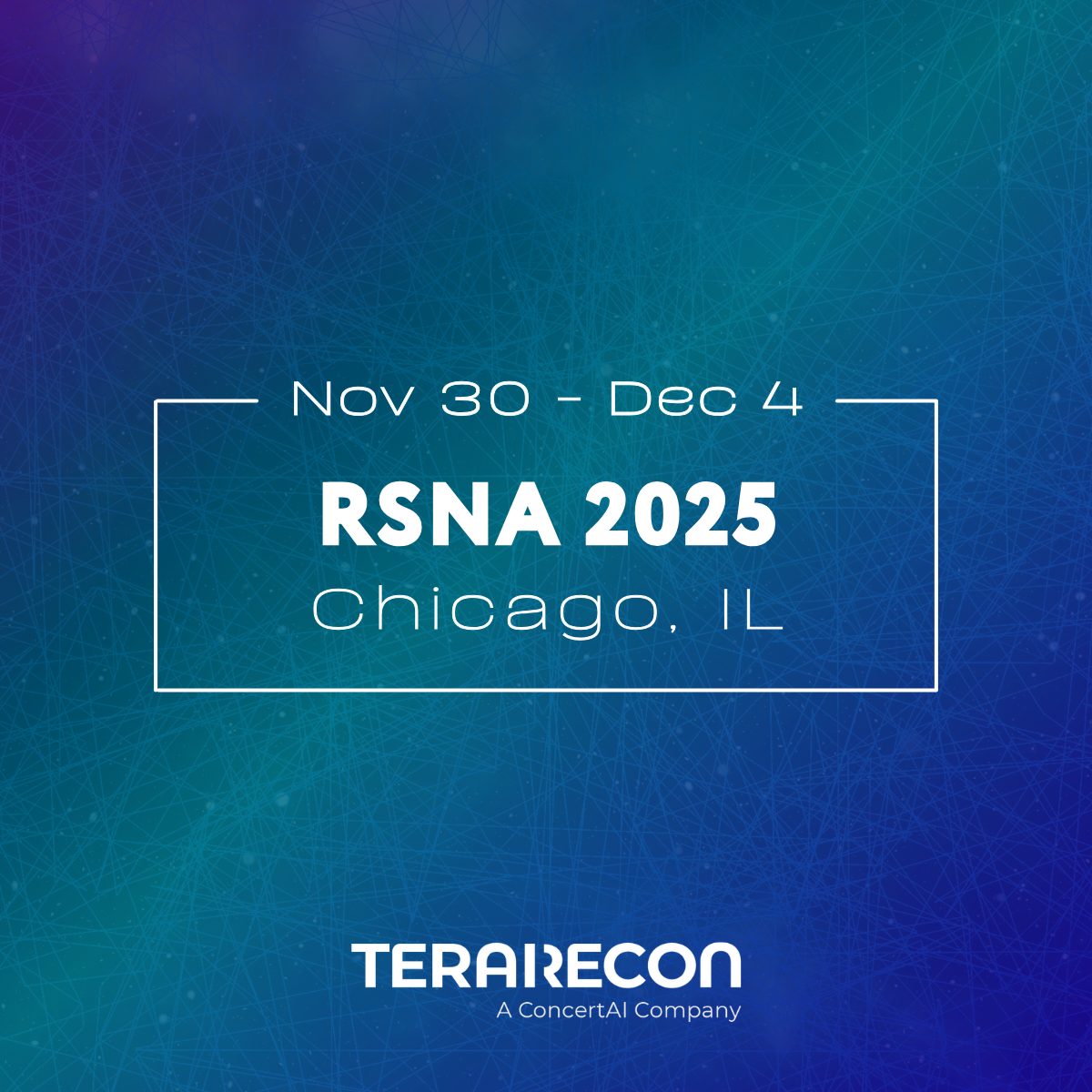 Schedule a Meeting at RSNA 2025 TeraRecon